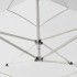 Carpa plegable profesional con paredes aluminio blanco
