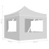 Carpa plegable profesional con paredes aluminio blanco