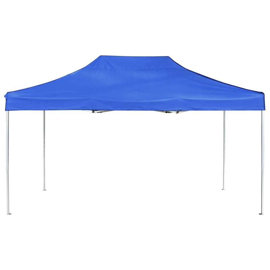 Carpa plegable profesional de aluminio azul 4,5x3