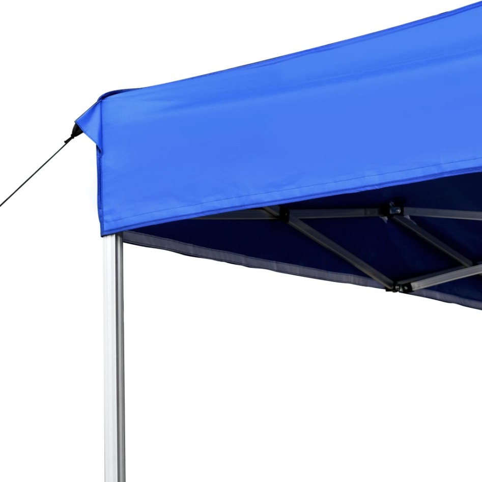 Carpa plegable profesional de aluminio azul 4,5x3