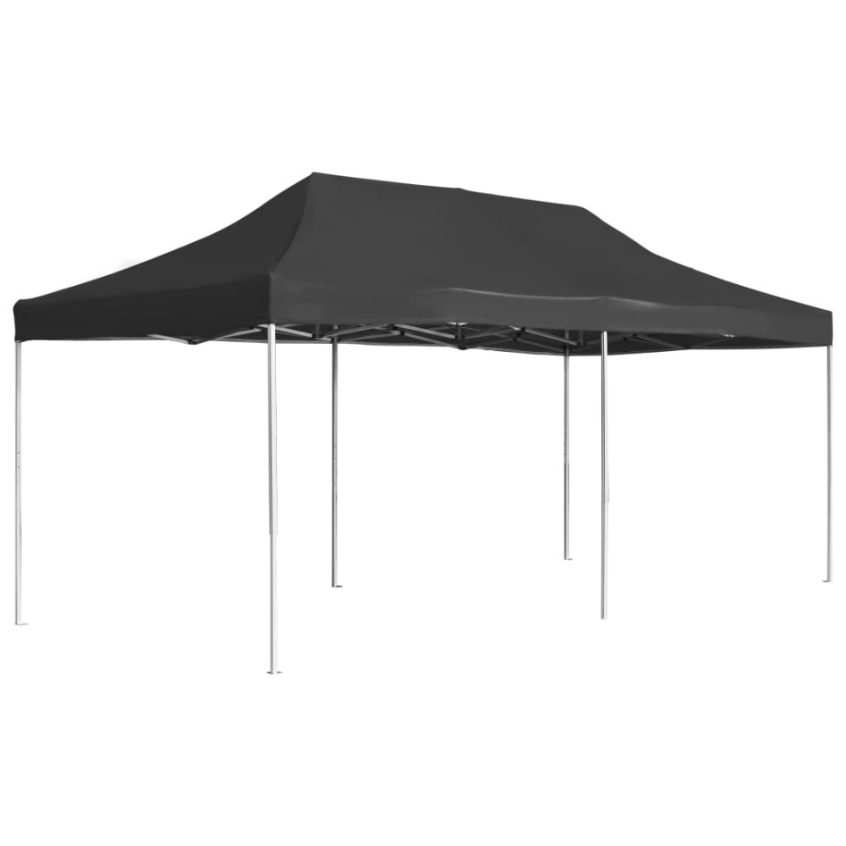 Carpa plegable profesional de aluminio antracita 6x3