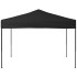 Carpa para fiestas plegable negro 3x3