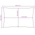 Toldo de vela rectangular tela Oxford blanco 6x8