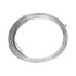 Valla de alambre y postes acero galvanizado plateado 15x1,25