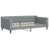 Sofá cama con colchón tela gris claro 90x190