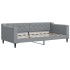 Sofá cama nido con colchón tela gris claro 80x200
