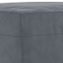 Juego de sofás con cojines 3 piezas terciopelo gris