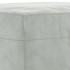 Juego de sofás con cojines 3 piezas terciopelo gris