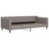 Sofá cama nido con colchón tela gris taupe 90x200