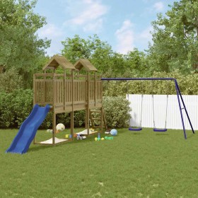 Parque infantil de exterior madera de pino