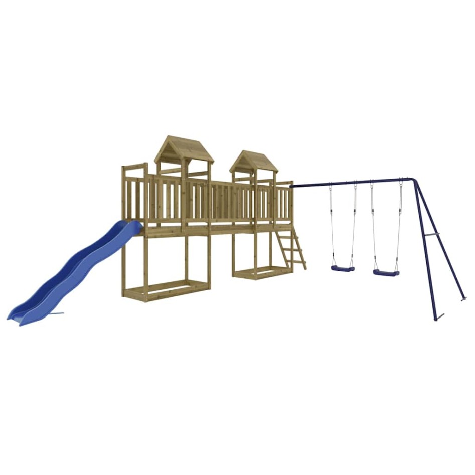 Parque infantil de exterior madera de pino