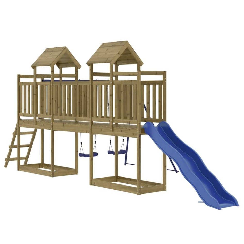 Parque infantil de exterior madera de pino