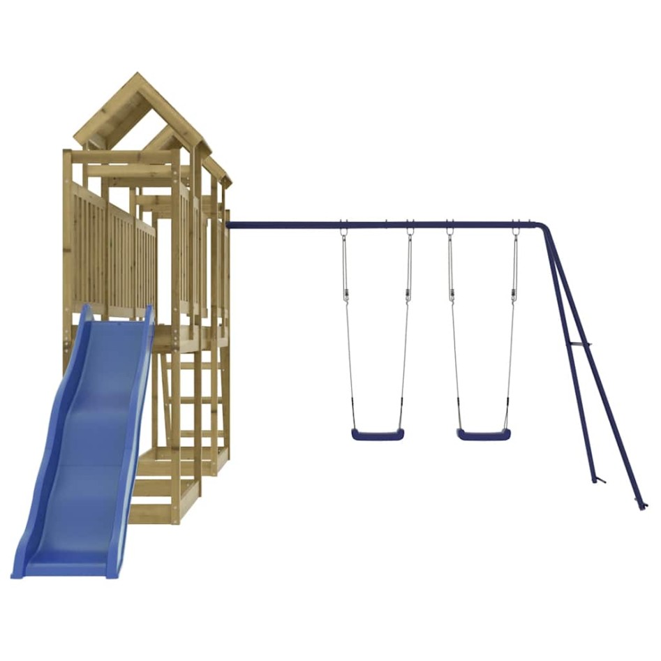 Parque infantil de exterior madera de pino