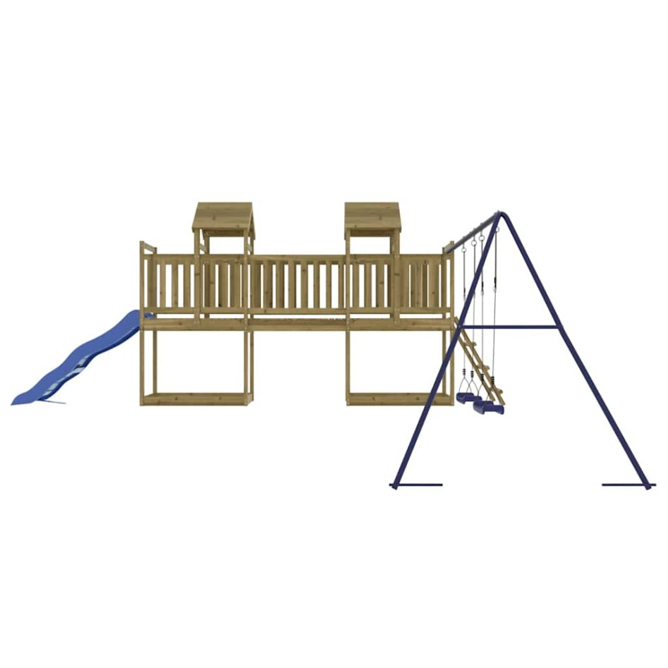 Parque infantil de exterior madera de pino