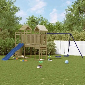 Parque infantil de exterior madera de pino