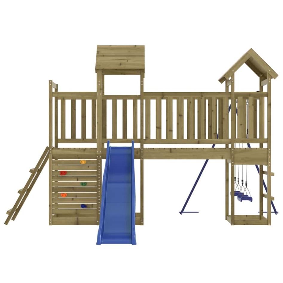 Parque infantil de exterior madera de pino