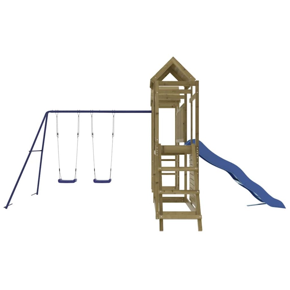 Parque infantil de exterior madera de pino