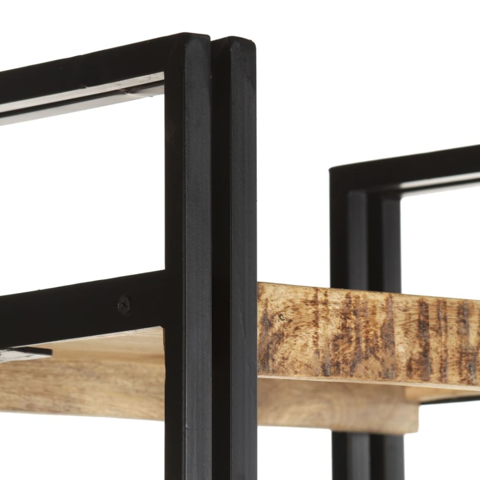 Estantería de 5 niveles madera maciza mango 40x30x180