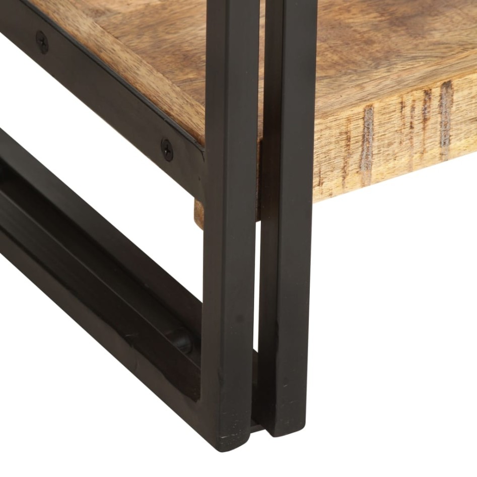 Estantería de 5 niveles madera maciza mango 40x30x180