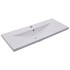 Lavabo encastrado de cerámica blanco 101x39,5x18,5