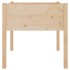 Jardineras 2 uds madera maciza de pino 70x70x70