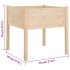 Jardineras 2 uds madera maciza de pino 70x70x70