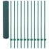 Valla de malla alambre con postes acero 25x1,5 m