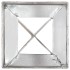 Picas de tierra 6 uds acero galvanizado plateado 12x12x89