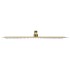 Cabezal ducha efecto lluvia acero inox cuadrado dorado 50x50