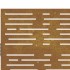 Puerta de jardín acero corten diseño cuadrado 85x75