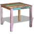 Mesa de comedor de madera maciza reciclada 80x82x76