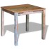 Mesa de comedor de madera maciza reciclada 80x82x76