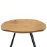 Taburetes de cocina 2 unidades madera maciza de