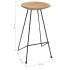 Taburetes de cocina 2 unidades madera maciza de