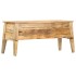 Caja de almacenaje de madera maciza de mango 99x35x48