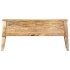 Caja de almacenaje de madera maciza de mango 99x35x48
