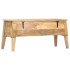 Caja de almacenaje de madera maciza de mango 99x35x48