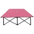 Tumbona doble plegable acero