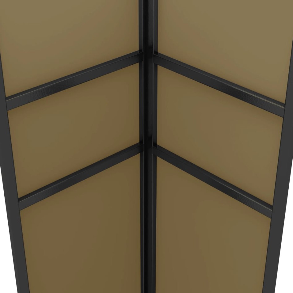 Cenador con doble techo gris taupe 3x3x2,7 m 180