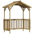 Cobertizo de barbacoa madera pino impregnada 163,5x93x210
