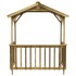 Cobertizo de barbacoa madera pino impregnada 163,5x93x210