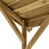 Cobertizo de barbacoa madera pino impregnada 163,5x93x210