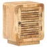 Mesita de noche de madera de mango rugosa 40x30x50