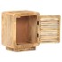 Mesita de noche de madera de mango rugosa 40x30x50