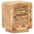 Mesita de noche de madera de mango rugosa 40x30x50