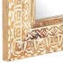 Espejo tallado a mano madera maciza de mango 110x50x2,6