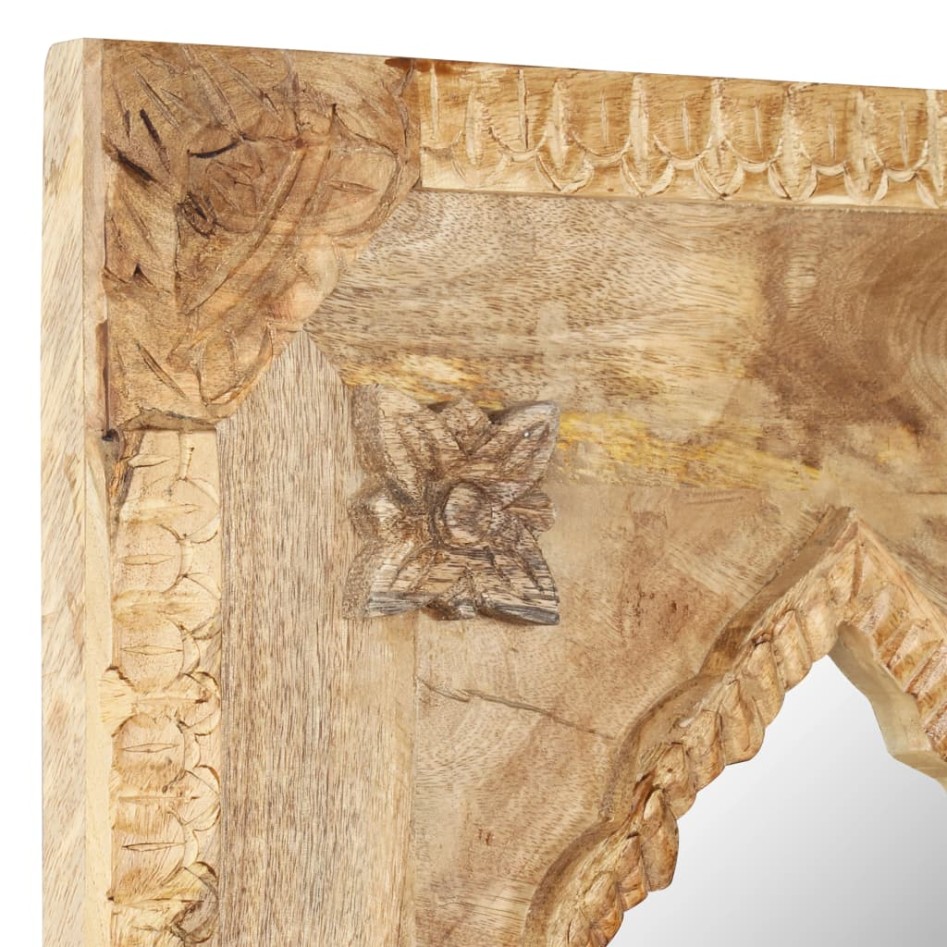 Espejo de madera maciza de mango 50x3x110