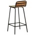 Taburetes de cocina 2 unidades madera maciza