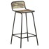 Taburetes de cocina 2 unidades madera maciza