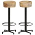 Taburetes de cocina 2 unidades madera maciza de mango 76